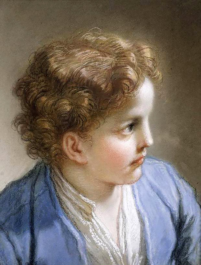 head of a boy